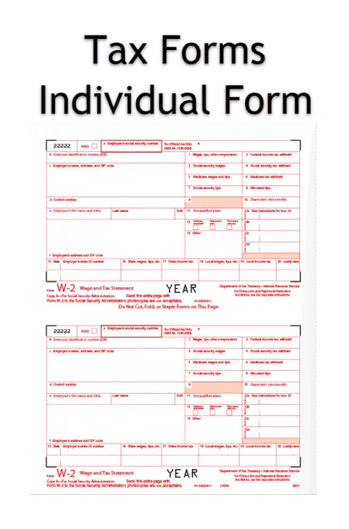 Individual Tax Forms