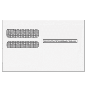 1964 - Form 1095 Double Window Envelope (for Inserting Equipment) QTY: 500