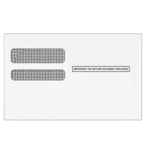 1964 - Form 1095 Double Window Envelope (for Inserting Equipment) QTY: 500