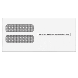 3up W2 Double Window Envelope (Moisture Seal)-1973