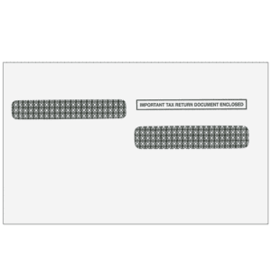 4up W-2 Double Window Envelope - Alternate Version
