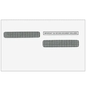 4up W-2 Double Window Envelope - Alternate Version