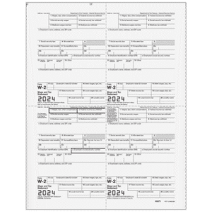 W-2 Employee Copies 2/2/B/C - 4up Quadrant