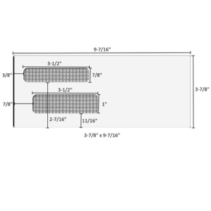 Home 18 3-7/8" x 9-7/16" - Double Window Envelope - Moisture Seal - 80524