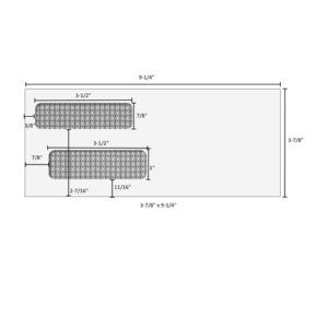 Home 13 3-7/8" x 9-1/4" - Double Window Envelope - Self Seal - 80525s