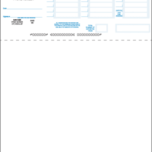 Pre-printed Laser Deposit Tickets