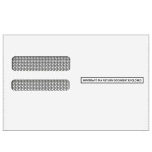 1095 Double Window Envelopes (Moisture Seal)