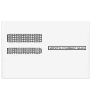 1095 Double Window Envelopes (Moisture Seal)