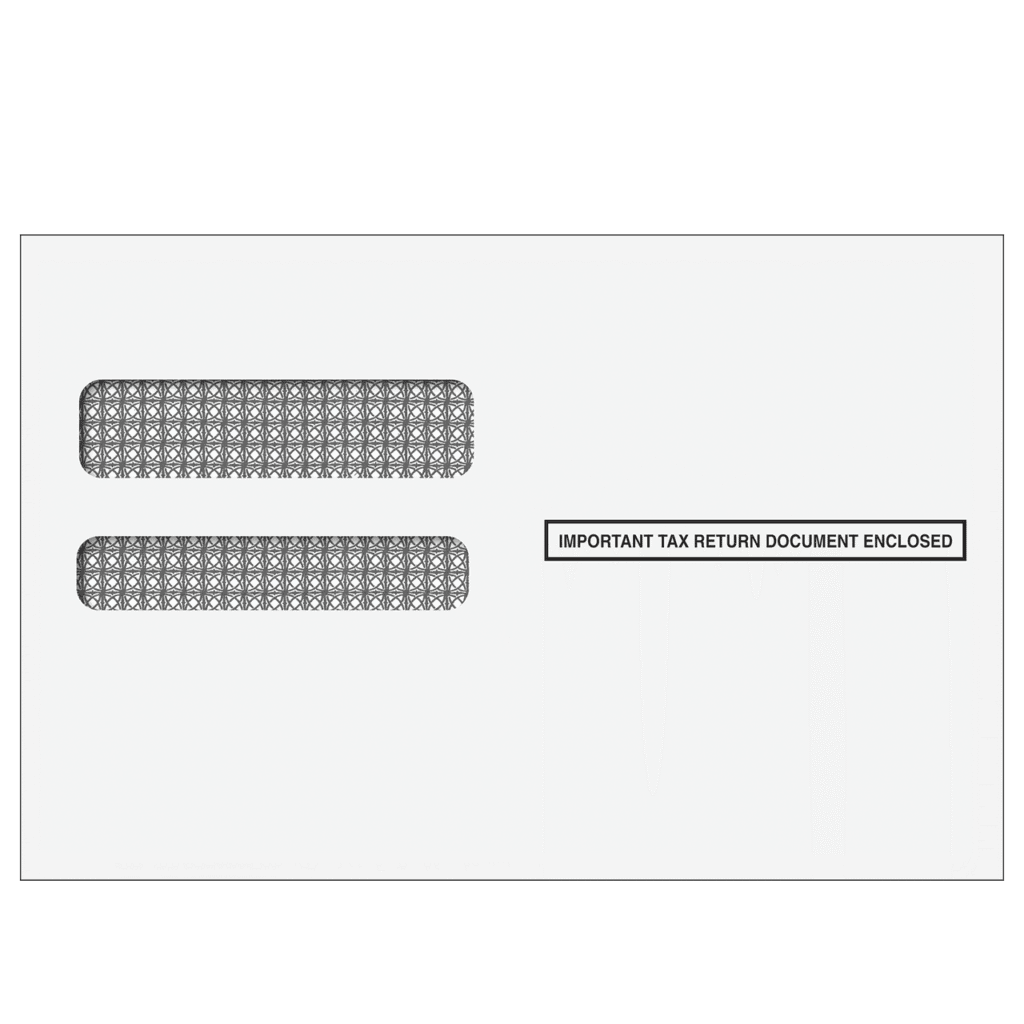 1095 Double Window Envelope (Self Seal) 1 1095 Double Window Envelope (Self Seal)