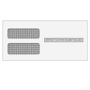 W-2 Double Window Envelopes - 2up (Self Seal) - 25 Envelopes