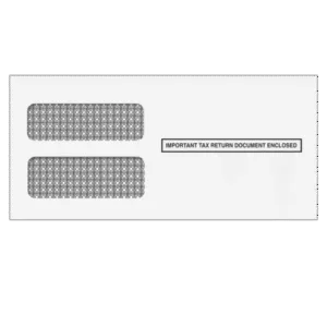 3up 1099 Double Window Envelope (Self Seal & Tamper Evident)