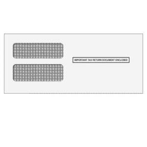 3up 1099 Double Window Envelope (banded in 25's)