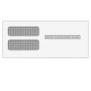 3up 1099 Double Window Envelope (for Inserting Equipment) - 99ENVA