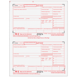 Employer Copy A (Red Scannable)