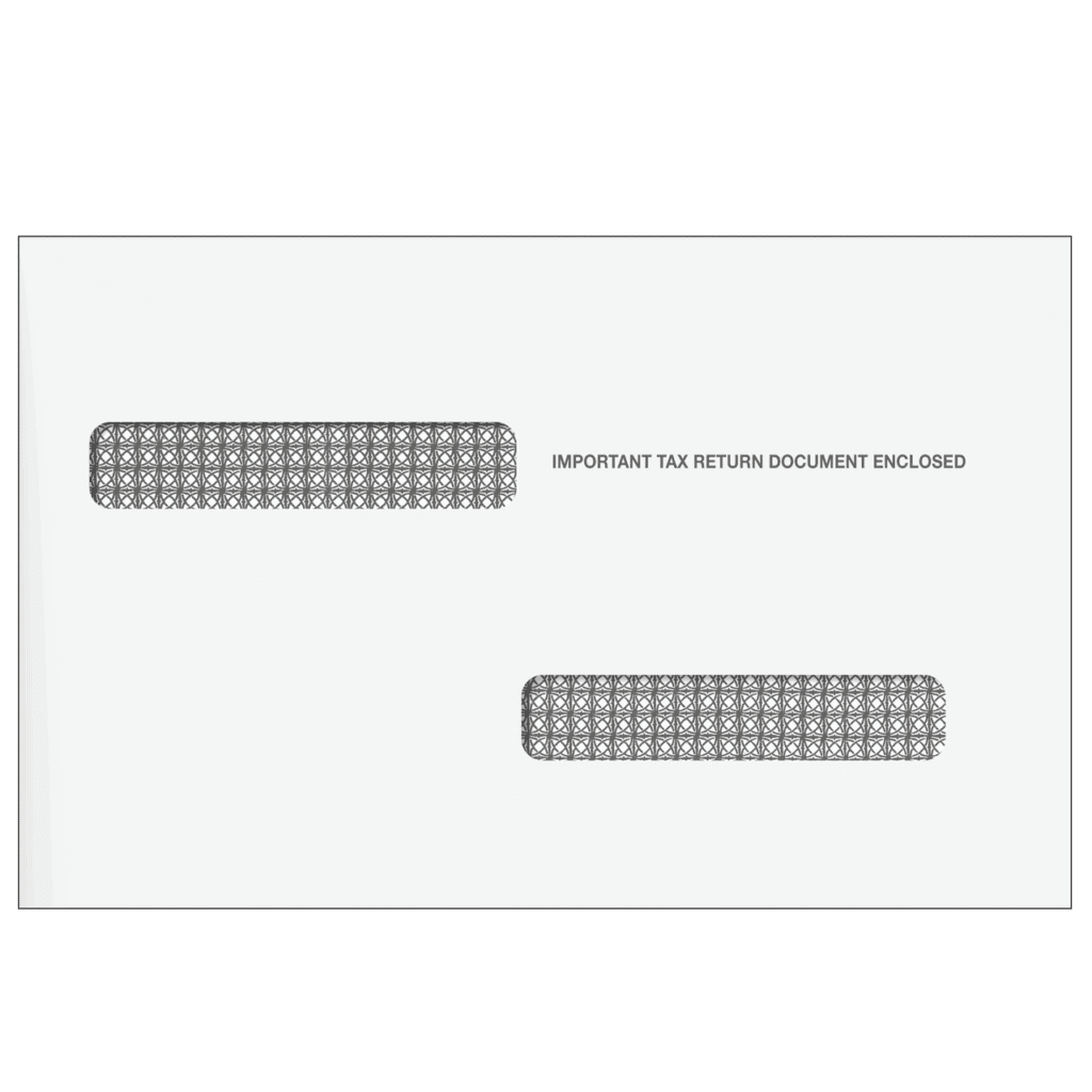 4up 1099-R Double Window Envelope (for Inserting Equipment) - Qty: 500 2 4up 1099-R Double Window Envelope (for Inserting Equipment) - Qty: 500