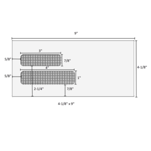 Home 26 4-1/8" x 9" - Double Window Envelope - Moisture Seal - E1501
