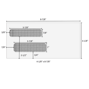 4-1/8" x 8-7/8" - Double Window Envelope - Self Seal - E40244S