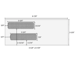 3-5/8" x 8-7/8" - Double Window Envelope - Self Seal - E91534S14