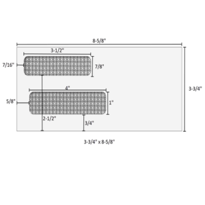3-3/4" x 8-5/8" - Double Window Envelope - Self Seal - E938S