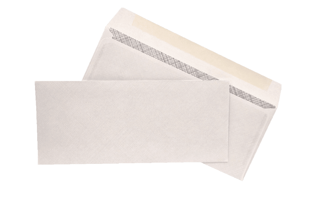 #10 Envelope - 4-1/8" x 9-1/2" 24# White Wove Moisture Seal Envelope Side Seam 5 #10 Envelope - 4-1/8" x 9-1/2" 24# White Wove Moisture Seal Envelope Side Seam - Image 4