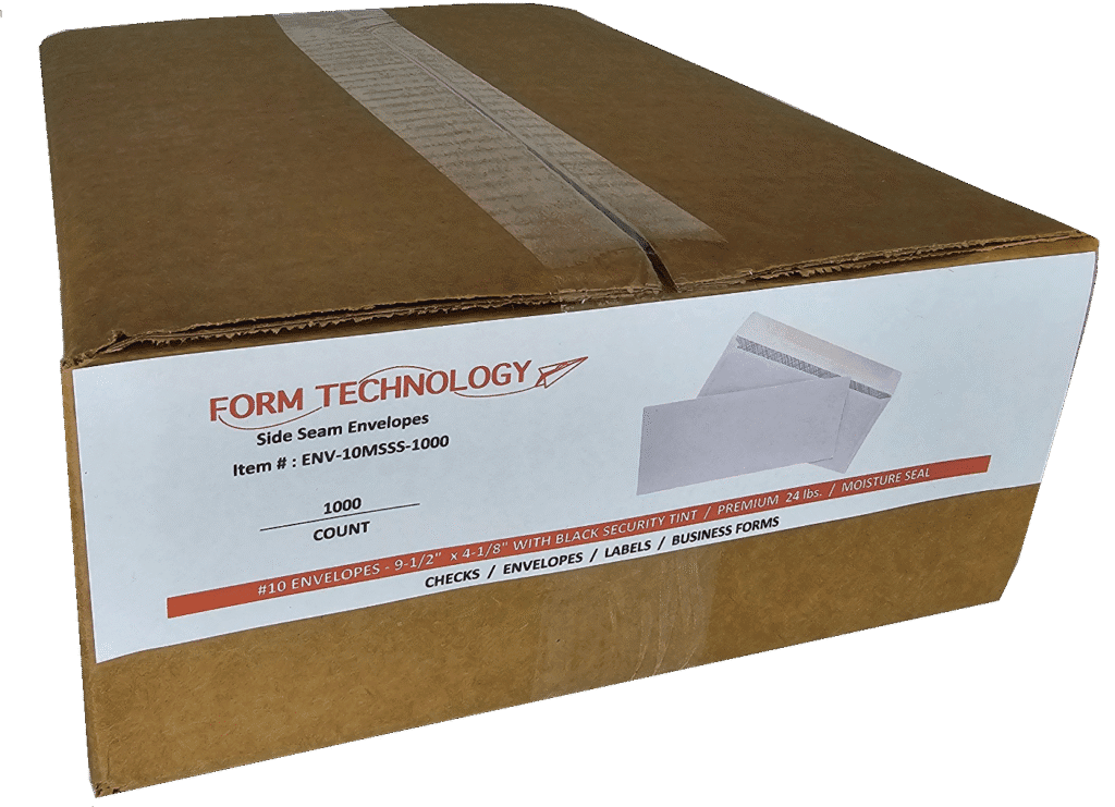 #10 Envelope - 4-1/8" x 9-1/2" 24# White Wove Moisture Seal Envelope Side Seam 9 #10 Envelope - 4-1/8" x 9-1/2" 24# White Wove Moisture Seal Envelope Side Seam - Image 8