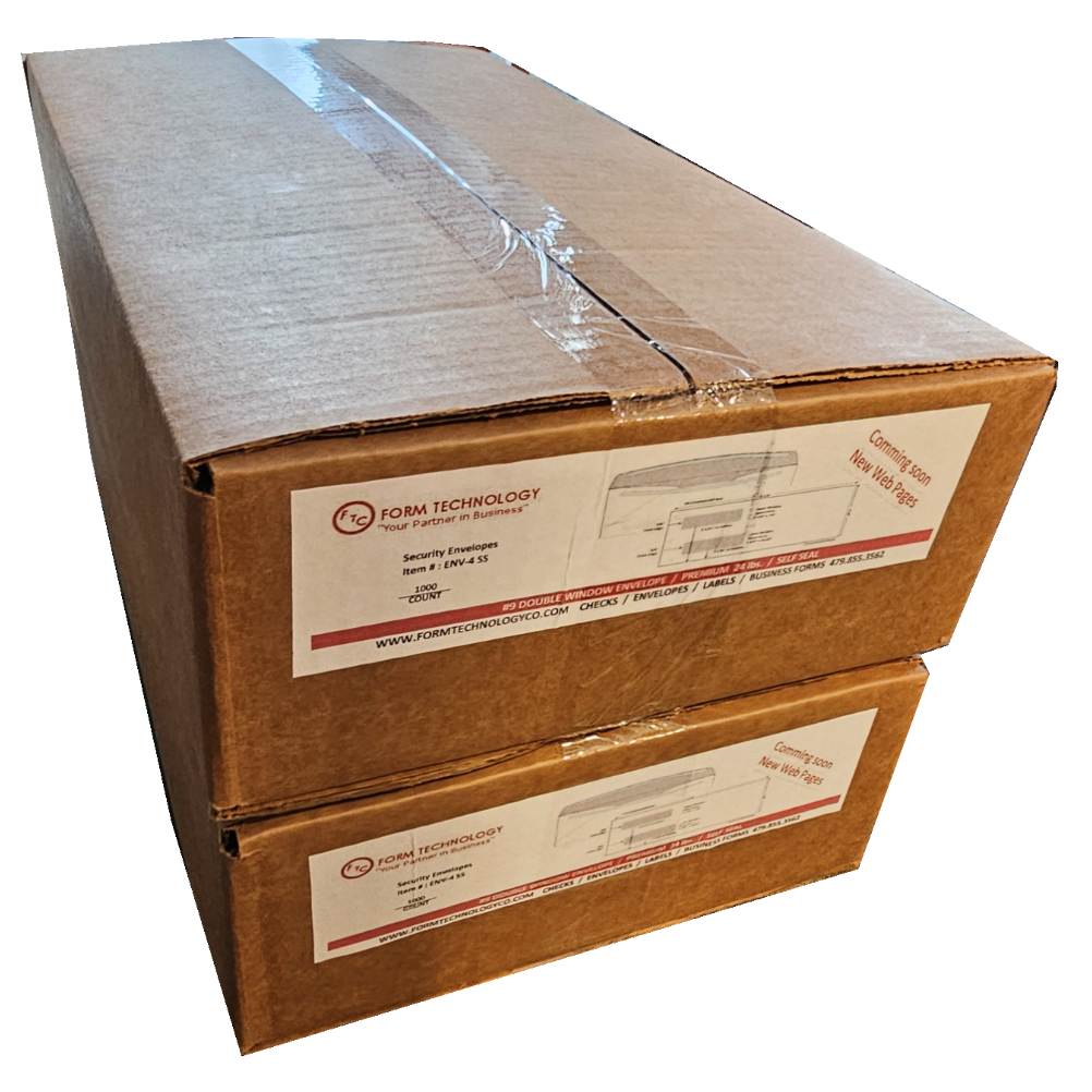 #9 Double Window Laser Check Envelope - Self Seal - 3-7/8" x 8-7/8" 4 #9 Double Window Laser Check Envelope - Self Seal - 3-7/8" x 8-7/8" - Image 4