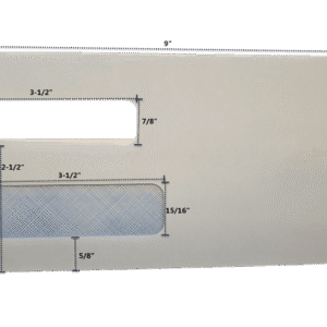 4-1/8" x 9" - Double Window Envelope (Self Seal) - ENV-947SS