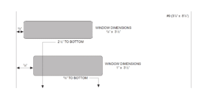 #9 (3-7/8" x 8-7/8") - Double Window Envelope (Flip-N-Seal)