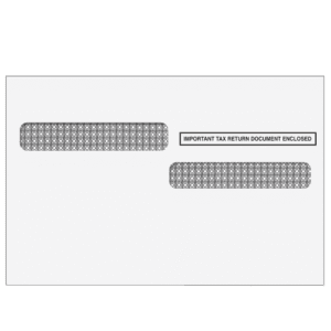1099 Double Window Envelope - Quadrant - 4up (Self Seal)
