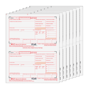 Home 7 Traditional W-2 Form 8-Part Set (Preprinted)