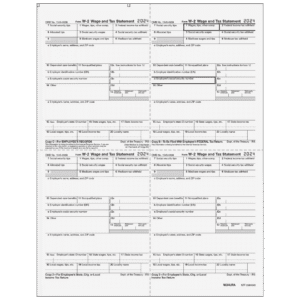 W2 4up Quadrant Employee Copies C/B/2/2