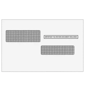 W-2C Double Window Envelopes (Moisture Seal)