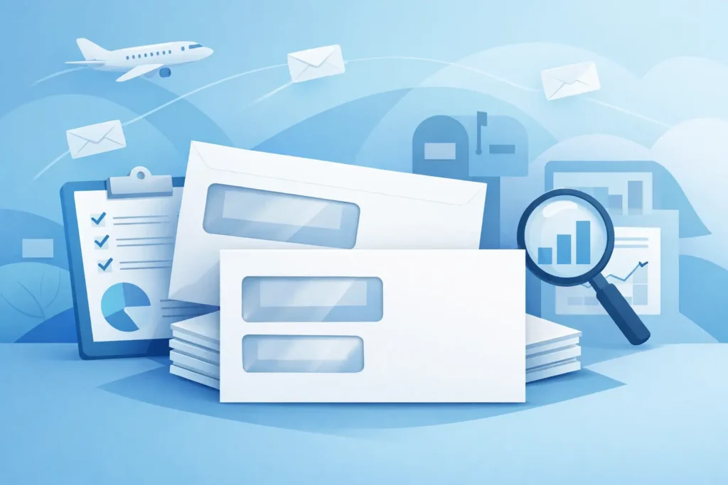 Double Window Envelopes for Accurate Mailings