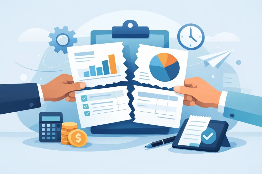 Snap Apart Invoices for Accurate Billing