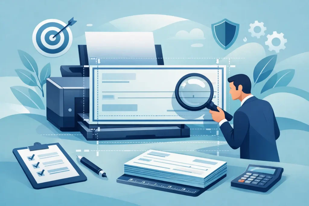 Business Check Printing Alignment That Stays True