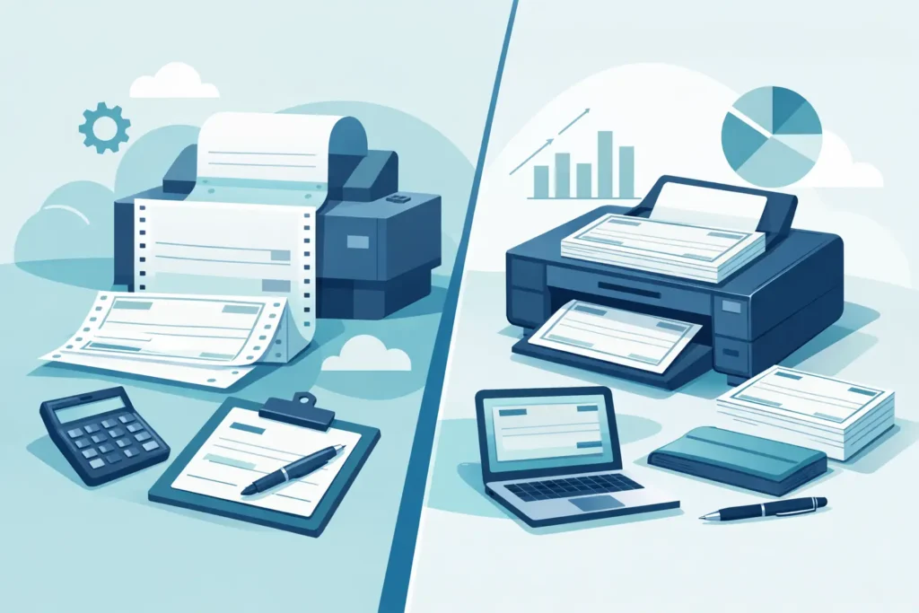 Choosing Continuous Checks Versus Laser Checks