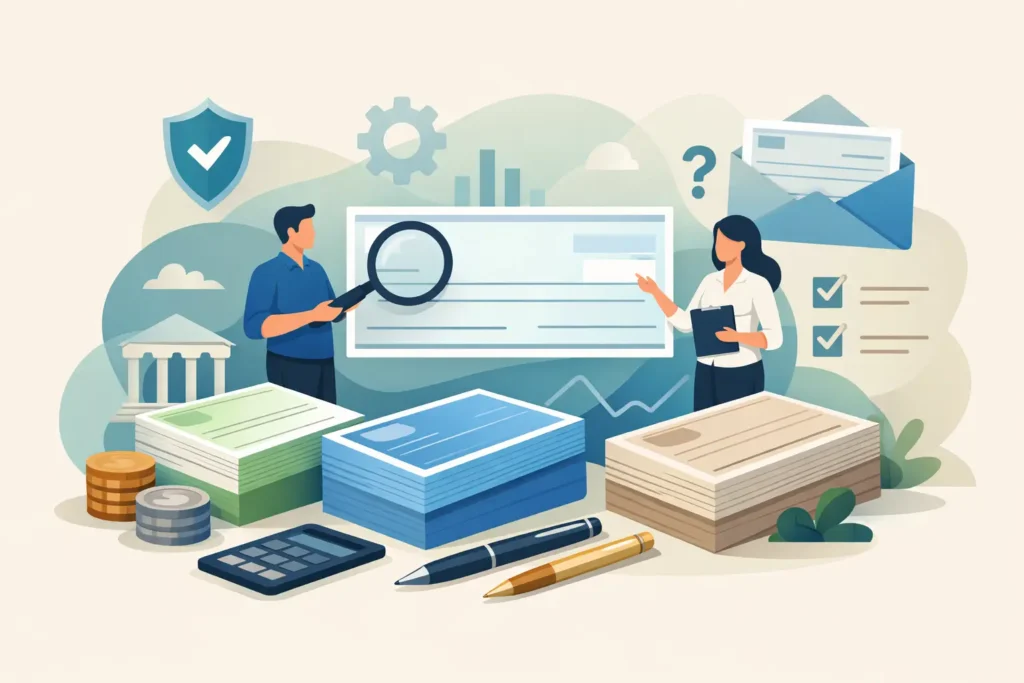 How to Choose Check Stock for Your Business