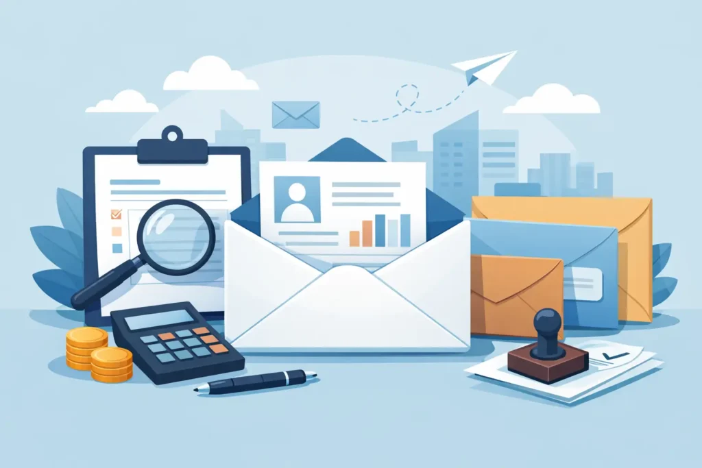 Tax Return Envelope Guide for Business Mailings