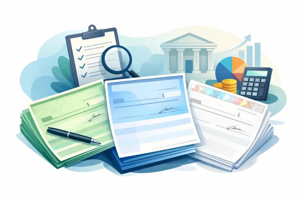 Check Paper Comparison for Business Check Runs
