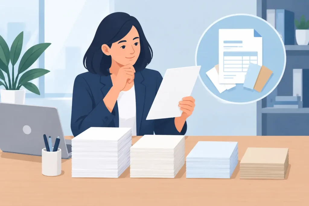 How to Select Invoice Paper for Your Business