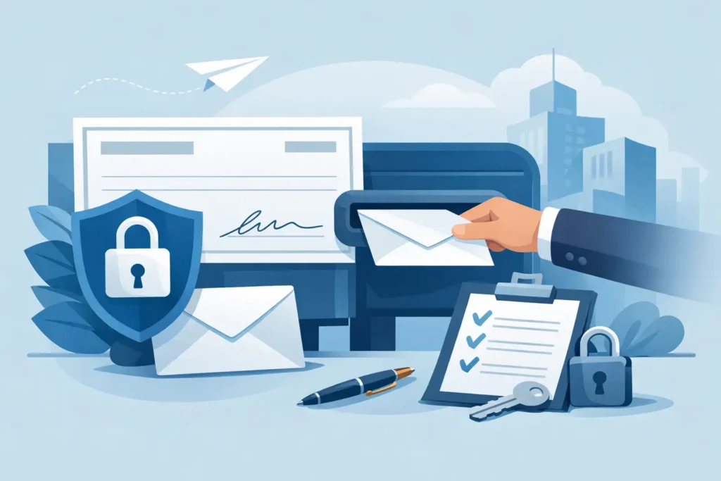Mailing Checks Safely: A Business Process Guide