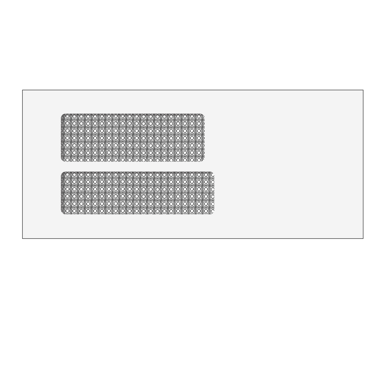 #9 (3-7/8" x 8-7/8") Double Window Envelope - Moisture Seal - 6156 2 #9 (3-7/8" x 8-7/8") Double Window Envelope - Moisture Seal - 6156
