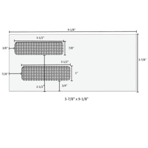 3-7/8" x 9-1/8" - Double Window Envelope - Moisture Seal - 80514