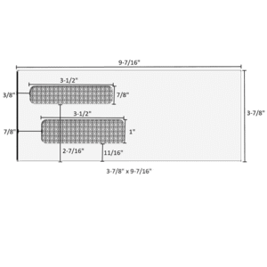 3-7/8" x 9-7/16" - Double Window Envelope - Moisture Seal - 80524