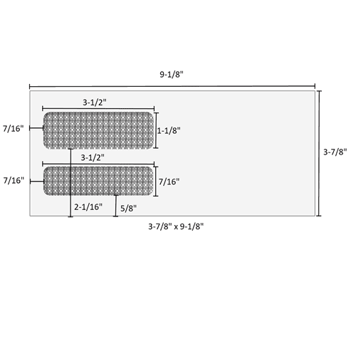 3-7/8" x 9-1/8" - Double Window Envelope - Moisture Seal - 80595 2 3-7/8" x 9-1/8" - Double Window Envelope - Moisture Seal - 80595
