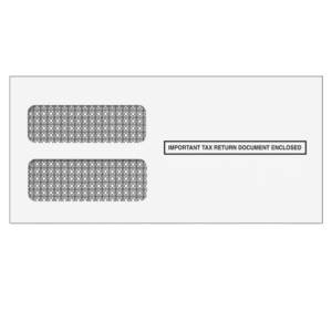 3up 1099 Double Window Envelope (Moisture Seal)