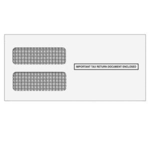 3up 1099 Double Window Envelope (Self Seal & Tamper Evident)