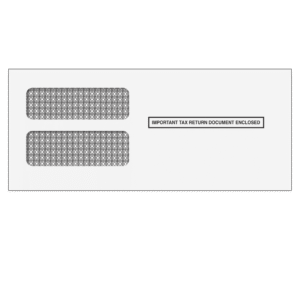 3up 1099 Double Window Envelope (for Inserting Equipment) - 99ENVA