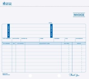8 1/2" x 7" Snap-A-Part Invoice INVCC-755