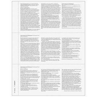 Condensed W-2 Employee Copies B/2/C - 3up 3 Condensed W-2 Employee Copies B/2/C - 3up - Image 2